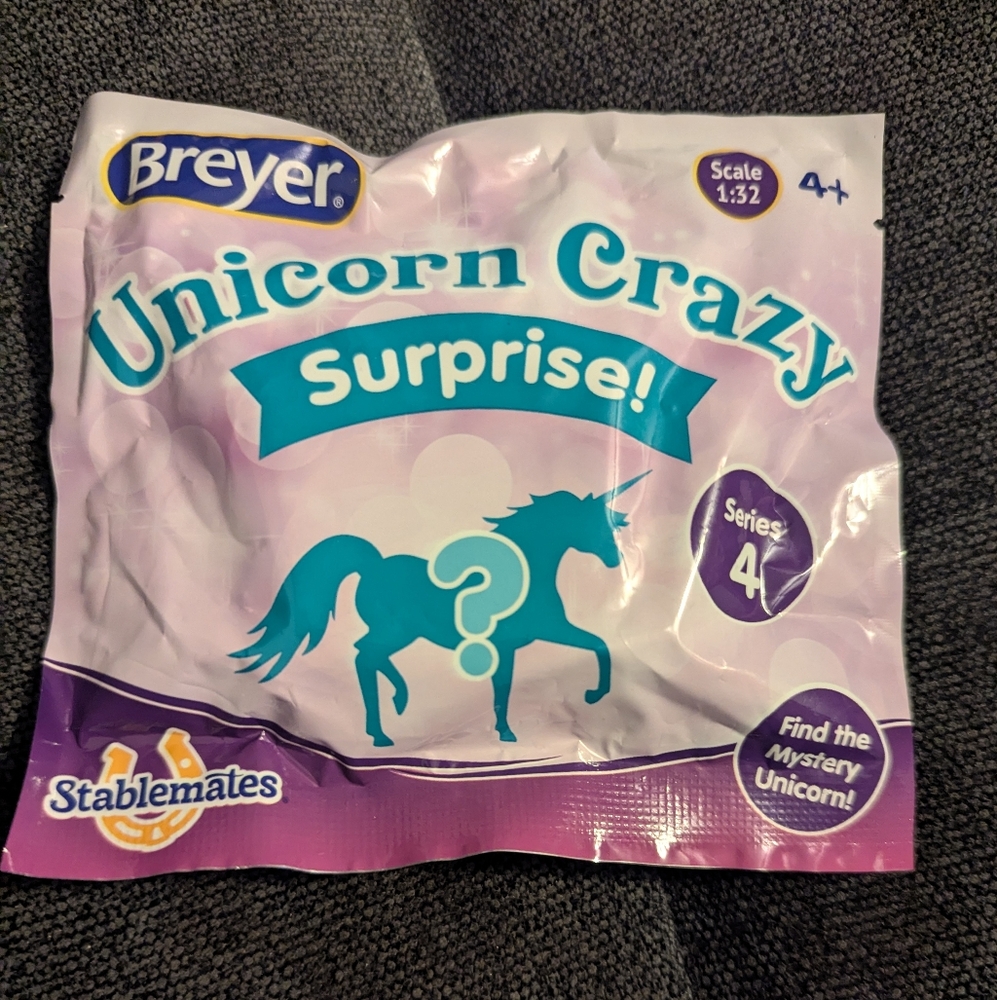 BREYER Stablemate Unicorn Crazy Surprise #97268 Sealed Bag